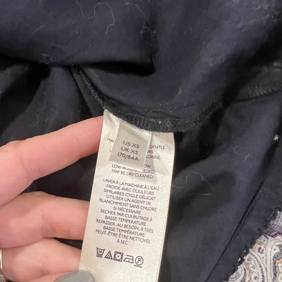 Anthropologie Paisley Pin Tuck Mini skirt with Pockets - Picture 9 of 11